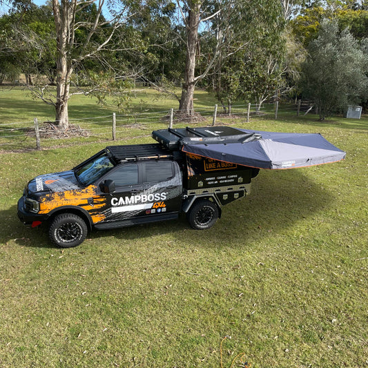 Campboss Campboss Shadow 270 Standard awning with Zipp RTT Entry