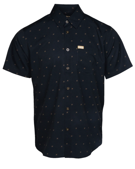 Finney Party Shirt - Black & Gold