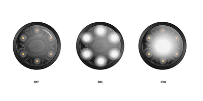 LED / DRL Fog Light to suit Ironman Bull Bars - View 9