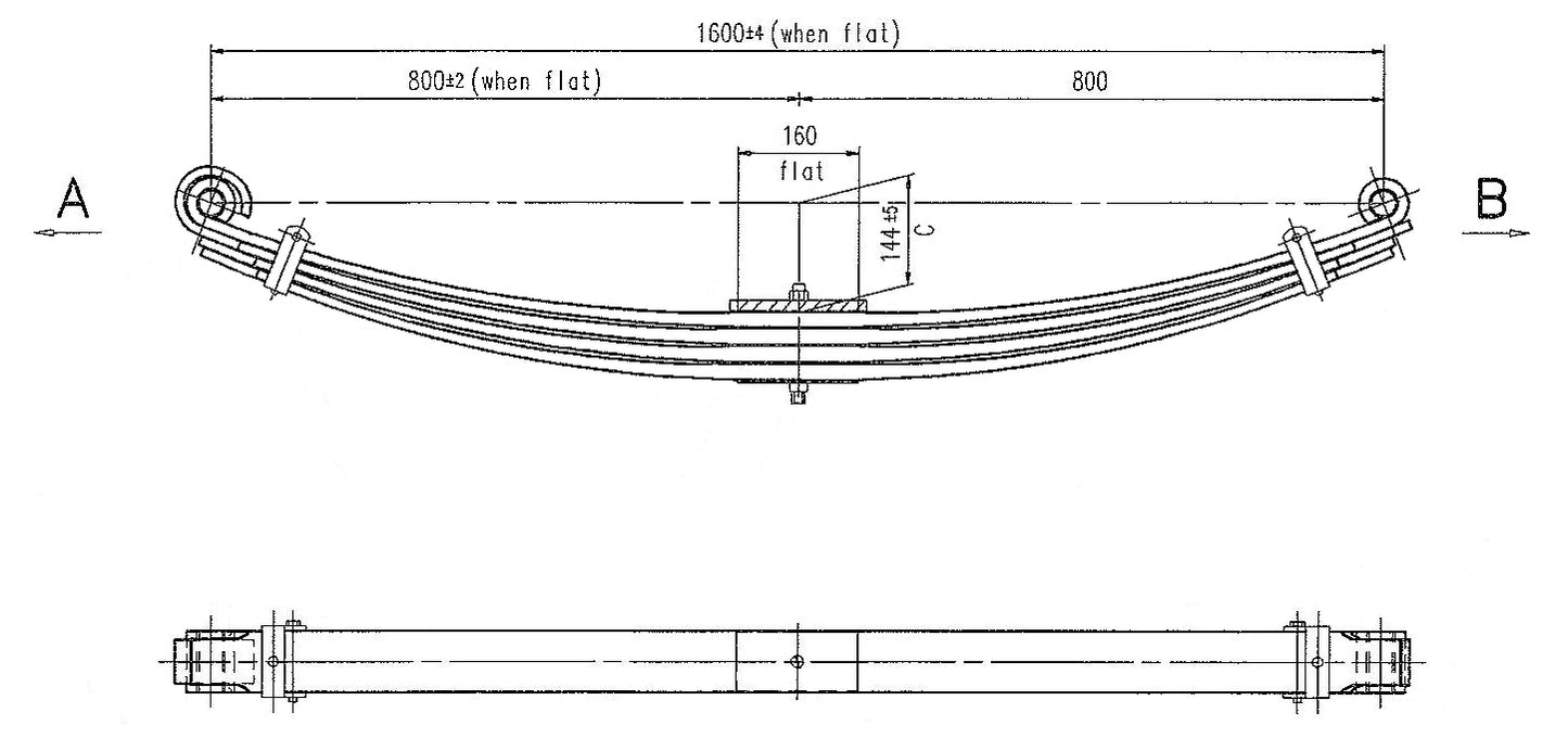ISU-33P – Parabolic Leaf Spring