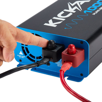 KickAss 12V to 240V Pure Sine Wave 1000W Inverter