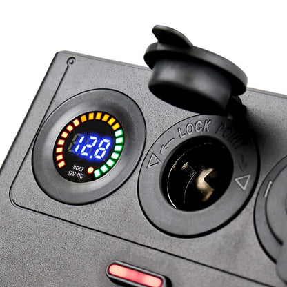KickAss Mini 12V Control Box - 2 x Anderson, 6 x USB & 3 x Cig Sockets