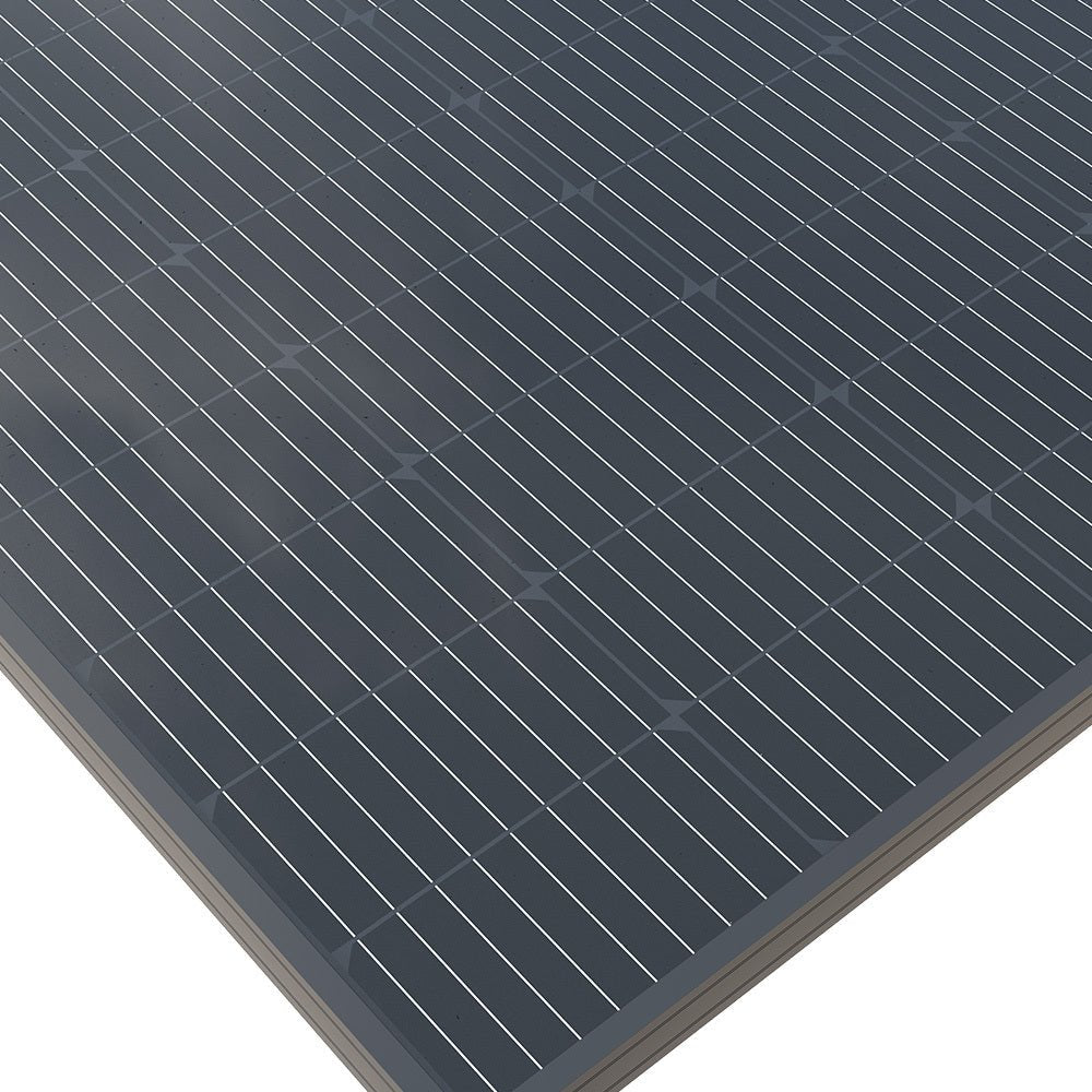 KickAss 12V 170W Fixed Solar Panel - Glass Roof Top