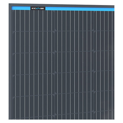 KickAss 12V 170W Fixed Solar Panel - Glass Roof Top