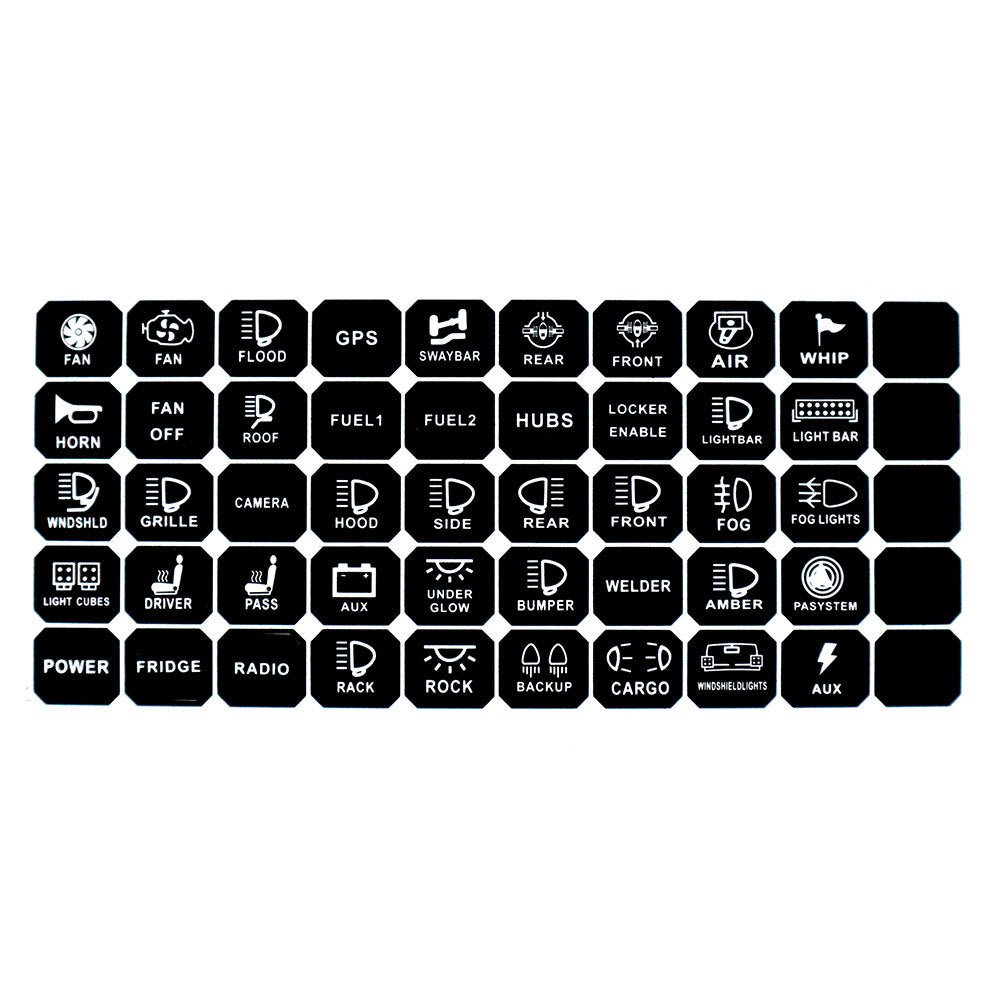 KickAss Bluetooth Control Switch Panel - 8 Gang Switch Panel