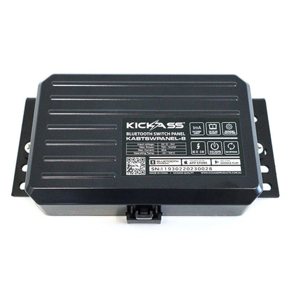 KickAss Bluetooth Control Switch Panel - 8 Gang Switch Panel