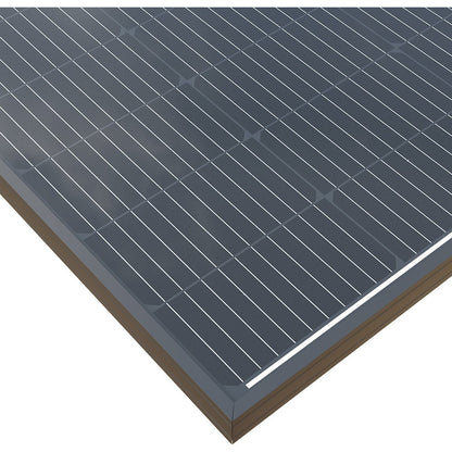 KickAss 12V 250W Fixed Solar Panel - Glass Roof Top