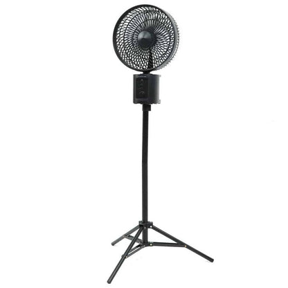 KickAss Large Oscillating Free Standing Fan with Tripod, Remote Control & Dual Power Banks