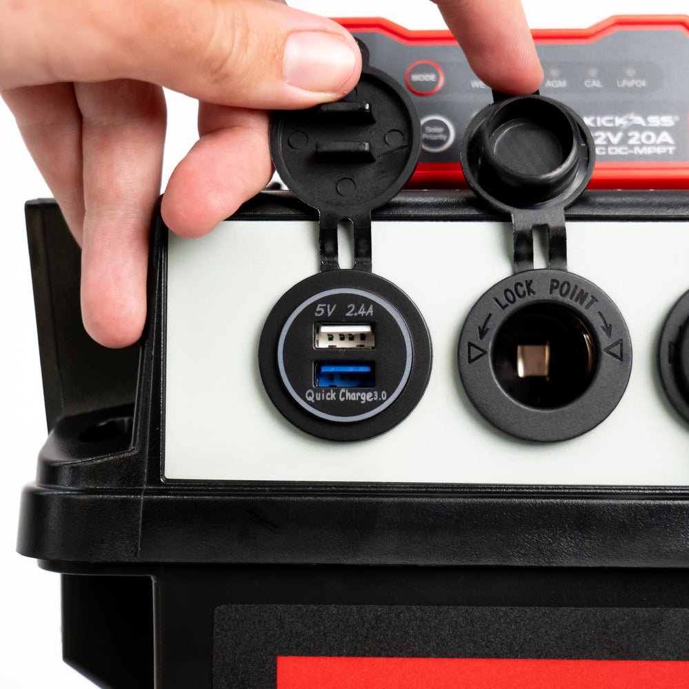 KickAss Battery Box With DCDC Charger - 20A