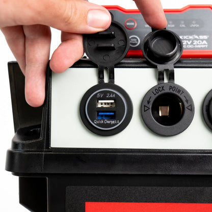 KickAss Battery Box With DCDC Charger - 20A