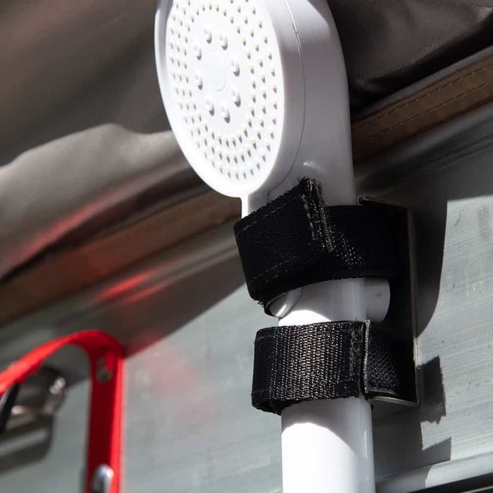 KickAss Premium Shower Awning with Roof and LED Light Strip