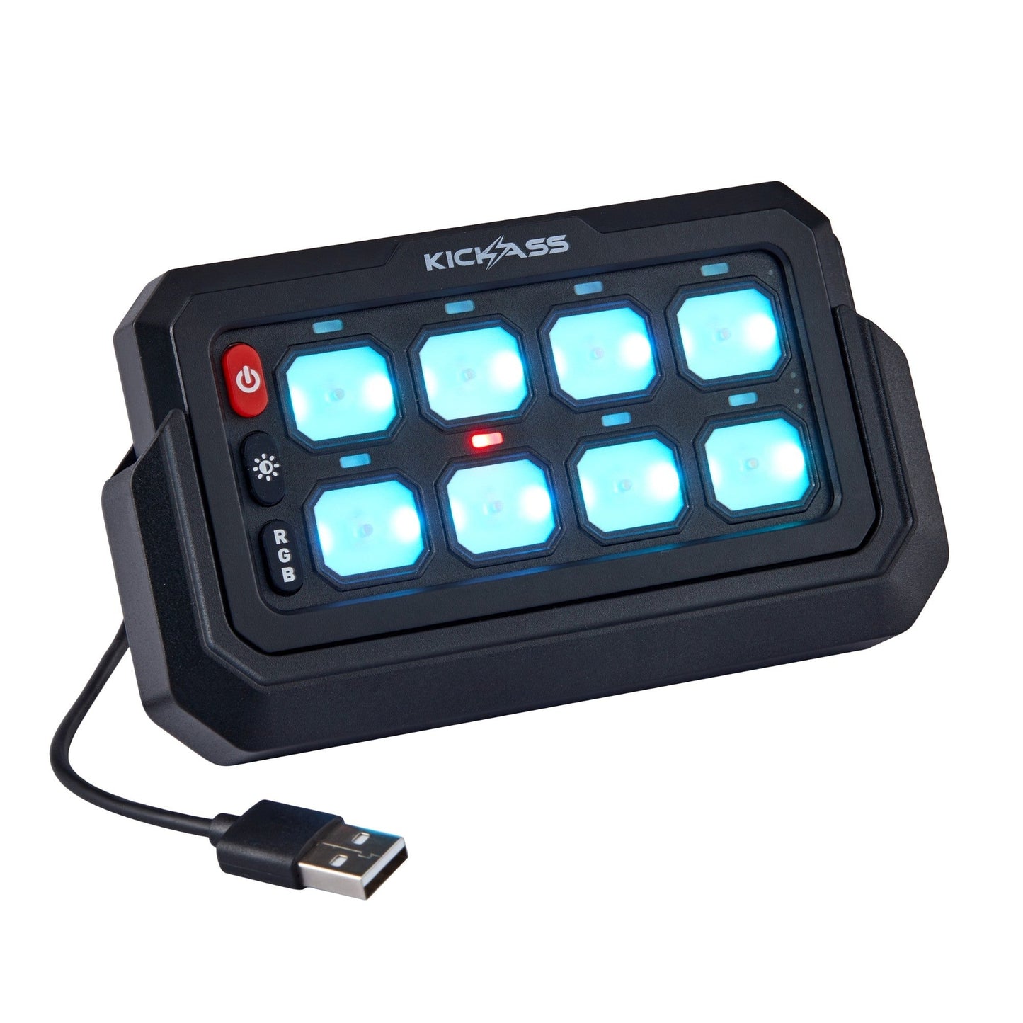 KickAss ProductsKickAss 12/24V 8 Gang Wireless Switch Panel with Magnetic Charging CradleKAWLSWPANEL-8