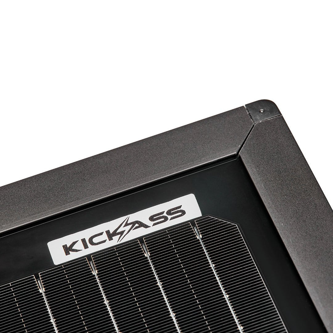 Kickass 170W Ultra Slim Fixed Glass Solar Panel