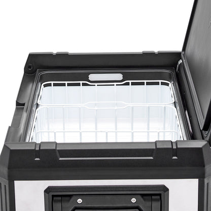 KickAss 50L Single Zone 12V Portable Stainless Steel Camping Fridge/ Freezer