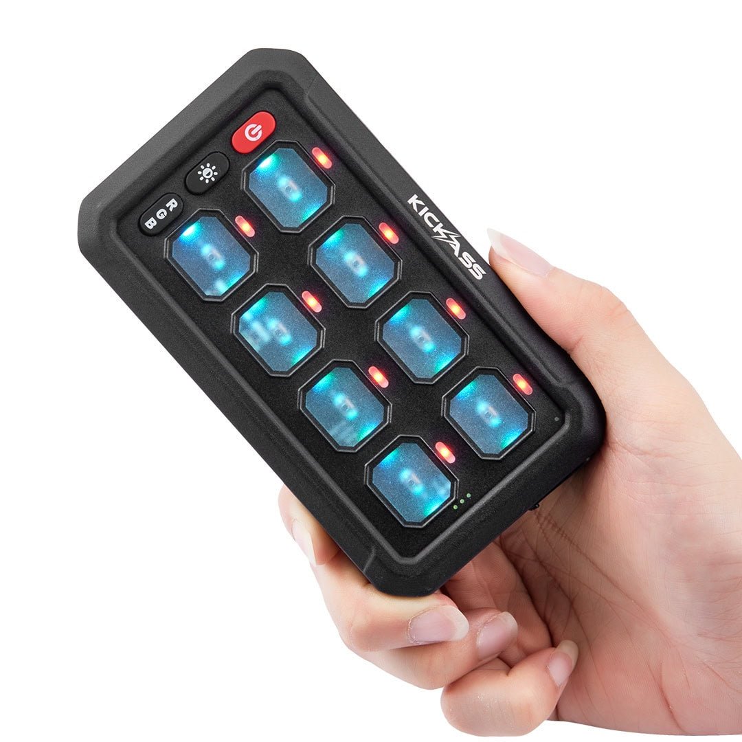 KickAss 8 Gang Wireless 12V/24V Switch Panel
