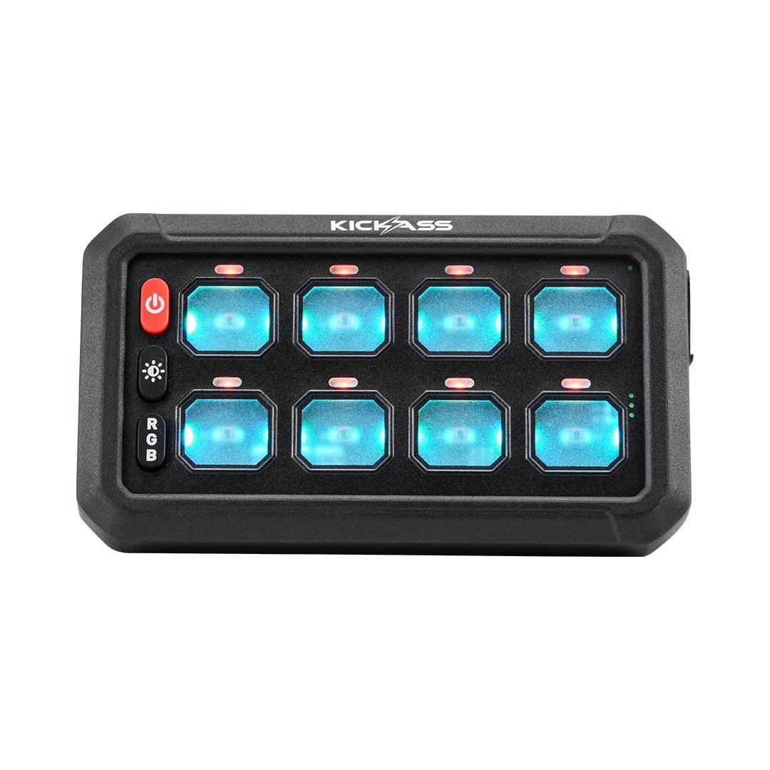 KickAss 8 Gang Wireless 12V/24V Switch Panel