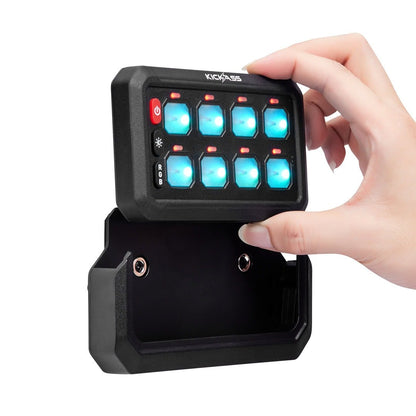 KickAss 8 Gang Wireless 12V/24V Switch Panel