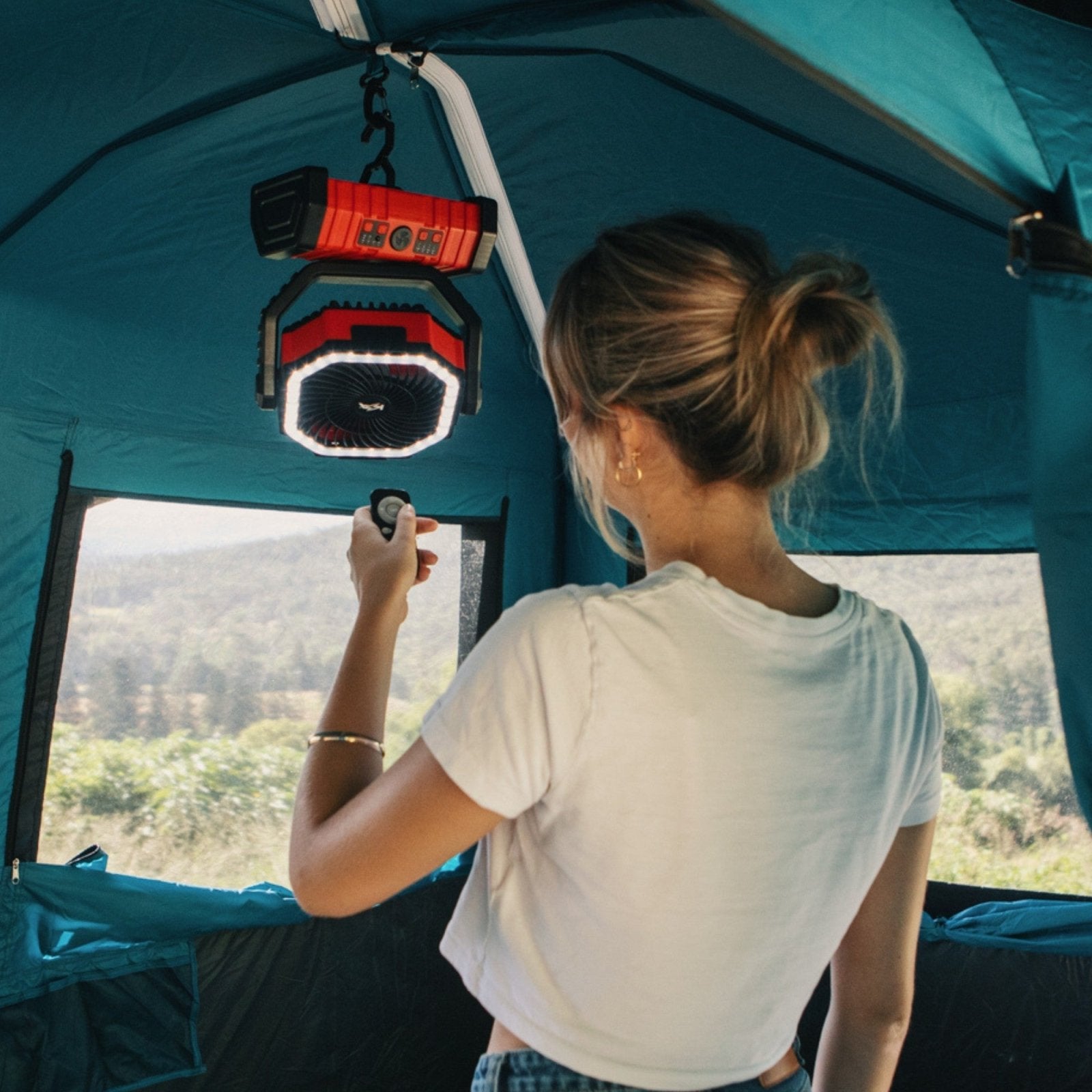 KickAss ProductsKickAss Camping Fan with LED Light and Power BankKA5VCAMPFAN