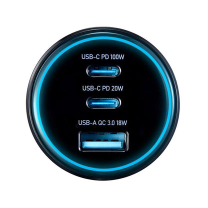 KickAss ProductsKickass Fast Charging 100W USB - C/A Car ChargerKAFC100W - CAR