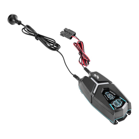 KickAss Flexicharge 4A Smart 12V/6V Battery Charger For Lead Acid, AGM & Lithium Batteries
