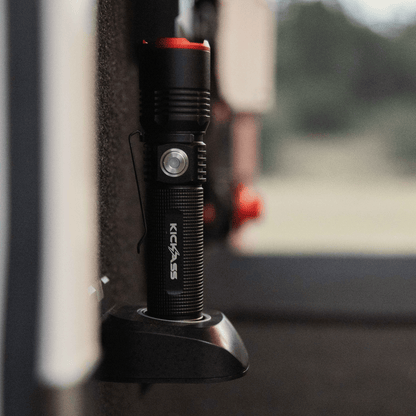 KickAss ProductsKickAss LED Torch Flashlight with Charging Dock & Wall MountKATORCHFL-WCD