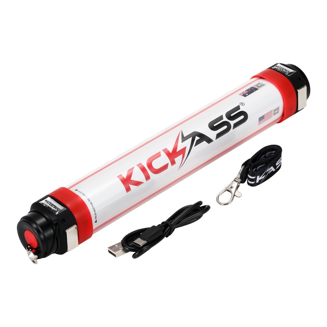 KickAss LED Torch Light Large Power Bank Rechargeable