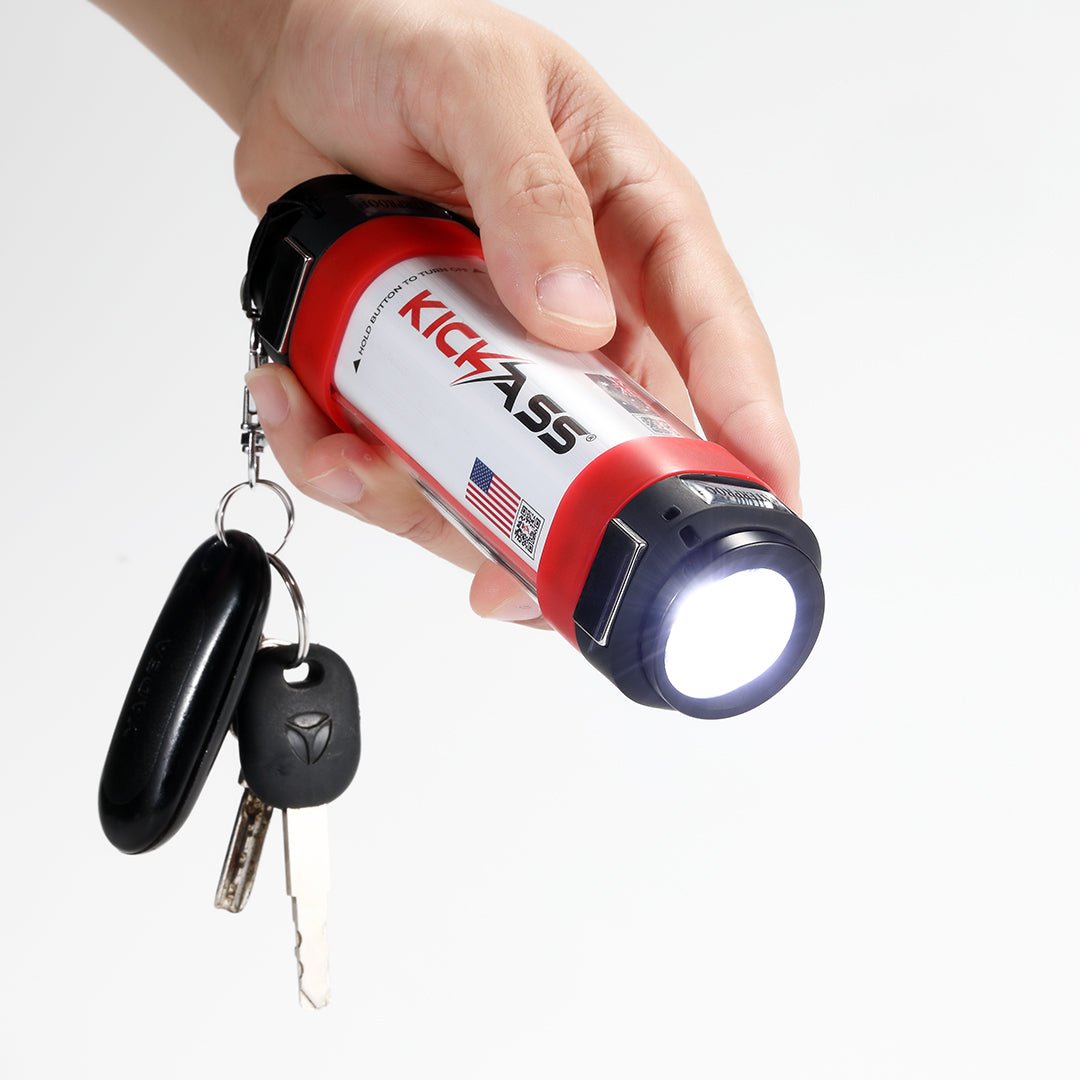 KickAss LED Torch Light Small Power Bank Rechargeable