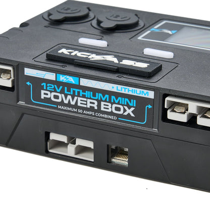 KickAss Lithium 12V Control Box and Battery Monitor - With LCD Screen