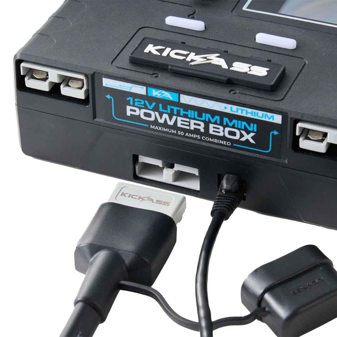KickAss Lithium 12V Control Box and Battery Monitor - With LCD Screen