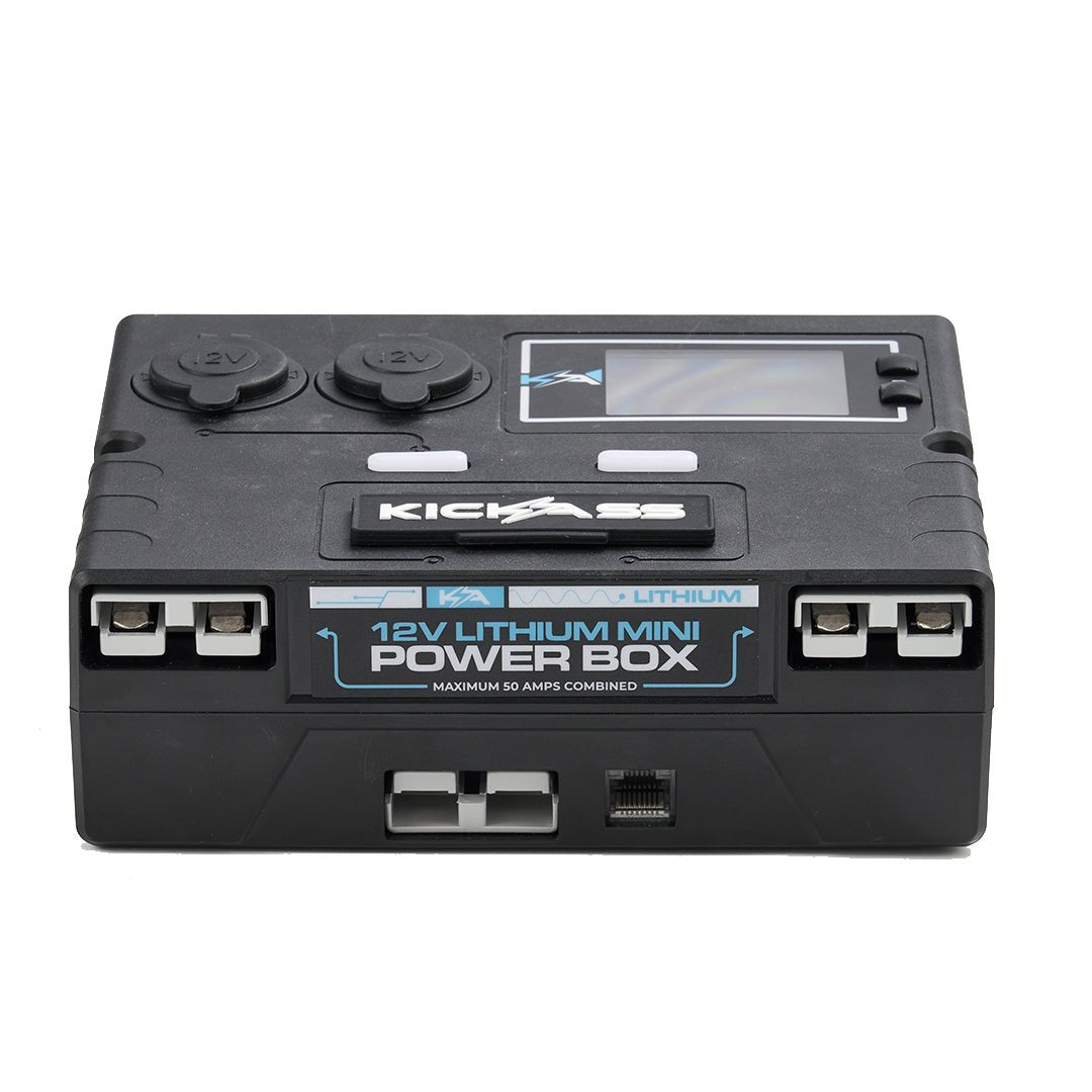 KickAss Lithium 12V Control Box and Battery Monitor - With LCD Screen