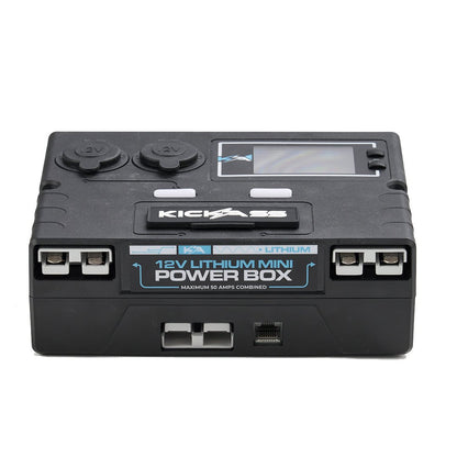 KickAss Lithium 12V Control Box and Battery Monitor - With LCD Screen