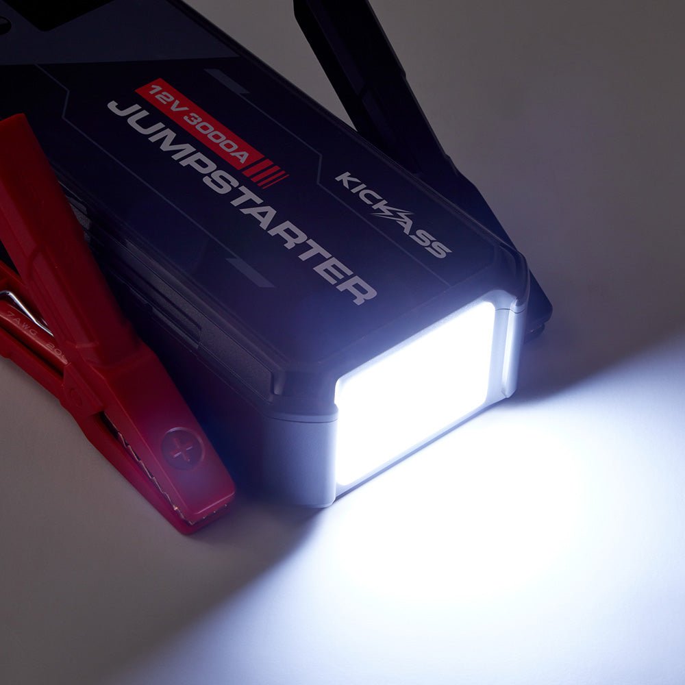 KickAss ProductsKickass Power Boost 3000A Lithium Jump Starter with Power Bank - 5500A PeakKAJUMPSTRTR3000A