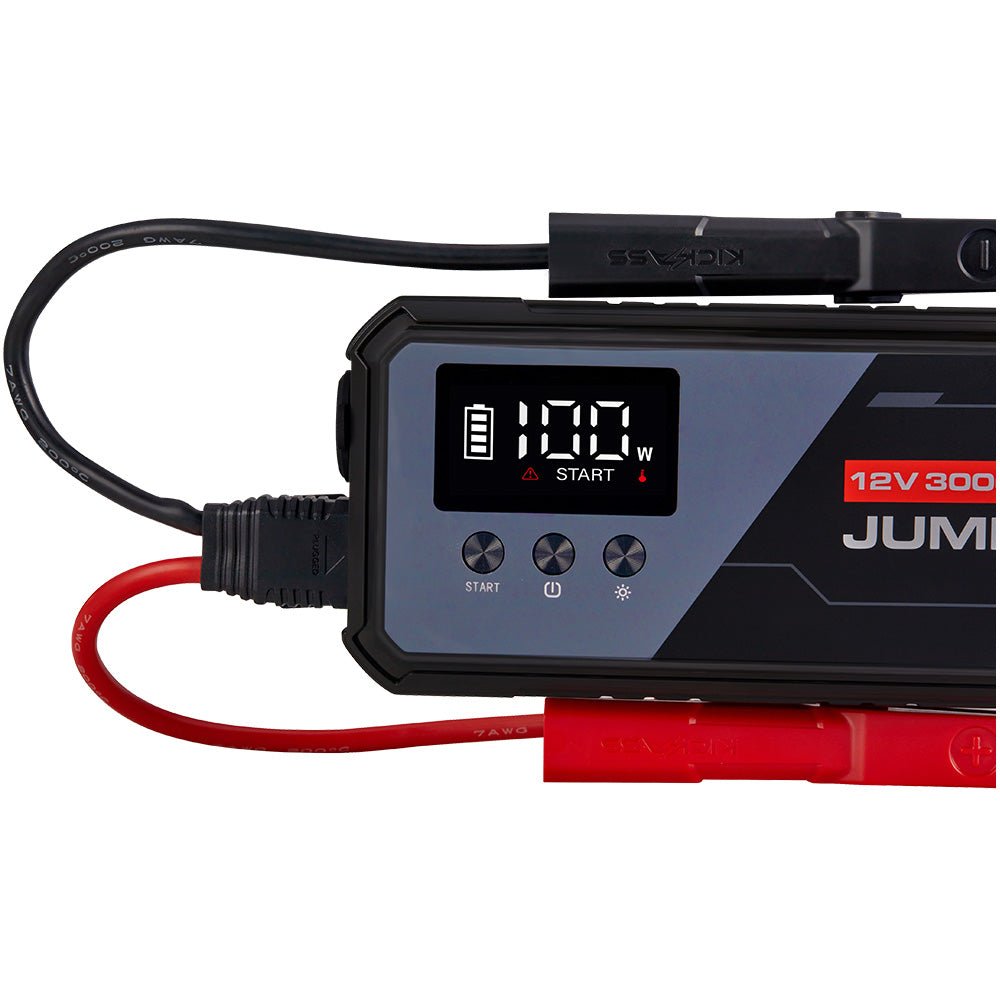 KickAss ProductsKickass Power Boost 3000A Lithium Jump Starter with Power Bank - 5500A PeakKAJUMPSTRTR3000A