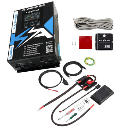 KickAss ProductsKickAss PowerBoss 2000W All - in - One Power System with Bluetooth and Plug & Play KitKAPBBTCONN