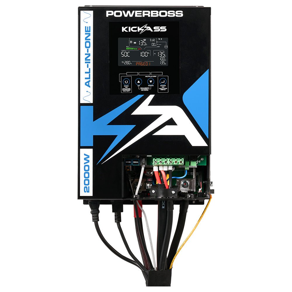 KickAss ProductsKickAss PowerBoss 2000W All - in - One Power System with Remote Display and Plug & Play KitKAPBRDUCONN