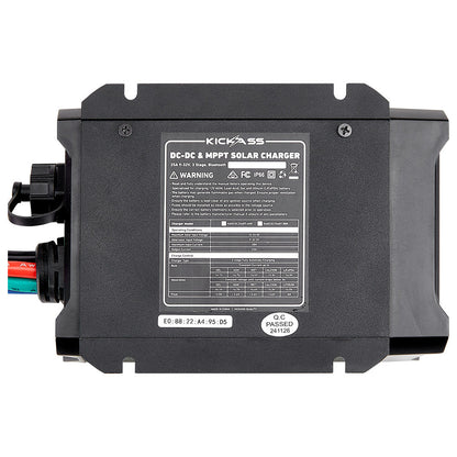 KickAss ProductsKickAss Smart 12V/24V 25A DCDC Charger With Solar MPPT + Integrated Bluetooth + Pre - Wired AndersonKADCDC25ABT - AND