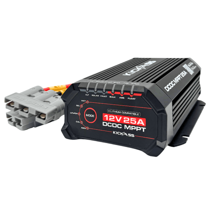 KickAss ProductsKickAss Smart 12V/24V 25A DCDC Charger With Solar MPPT + Integrated Bluetooth + Pre - Wired AndersonKADCDC25ABT - AND