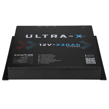 KickAss Ultra-X 230Ah 12V Deep Cycle Lithium Battery - Slimline