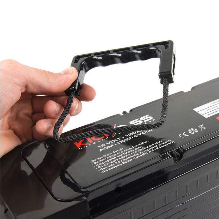 KickAss 120Ah Slimline 12V Deep Cycle AGM Battery