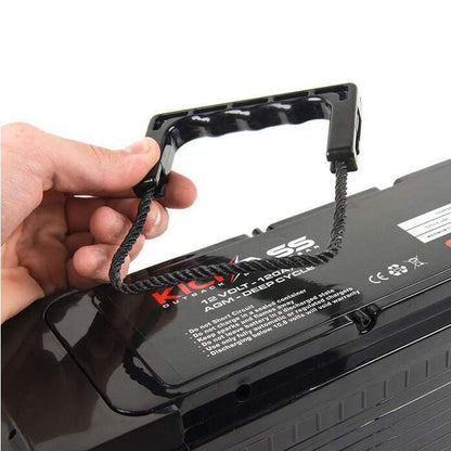 KickAss 120Ah Slimline 12V Deep Cycle AGM Battery