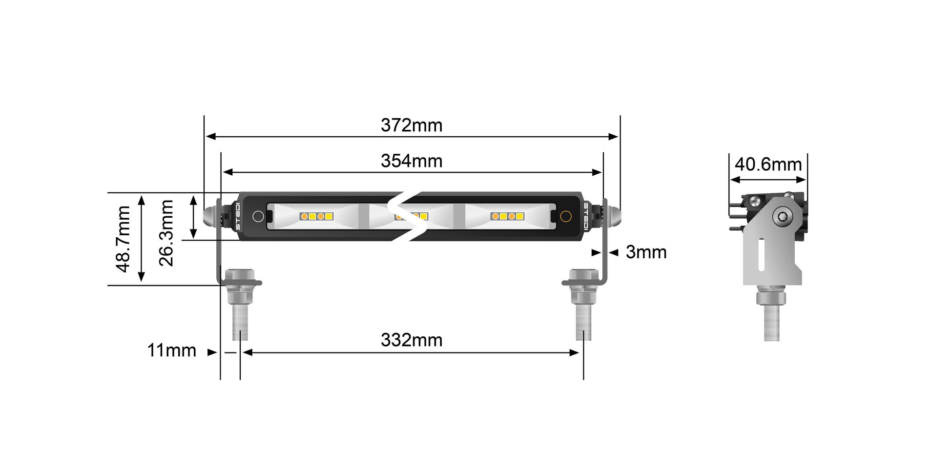 Micro Touch Dual Colour 13.9 Inch - View 4