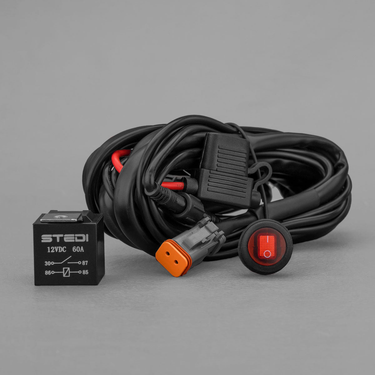 LED Work Light Wiring Harness Kit (Not high beam triggered) - View 5