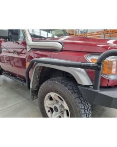 Rock Sliders with Scrub Rails, suitable for Toyota Land Cruiser 79 and 78 Series, 2007 on