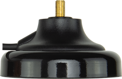 GME 640mm Elevated Feed Base, AS002 Spring, Fibreglass Colinear Antenna (6.6dBi Gain) - Black Black