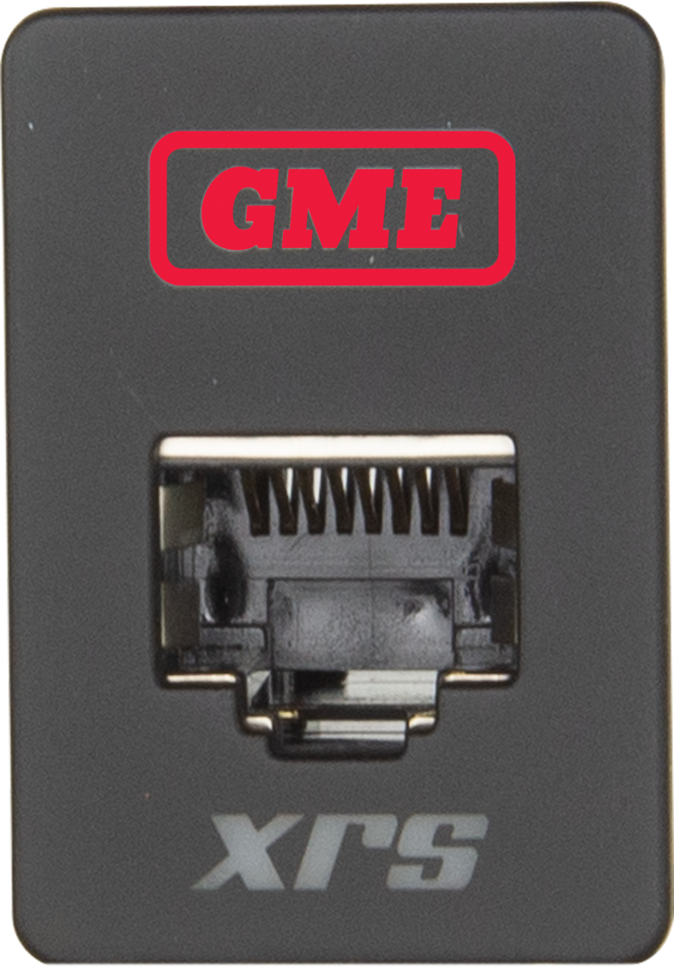 GME GME RJ45 Pass-Through Adaptor - Type 1 Red