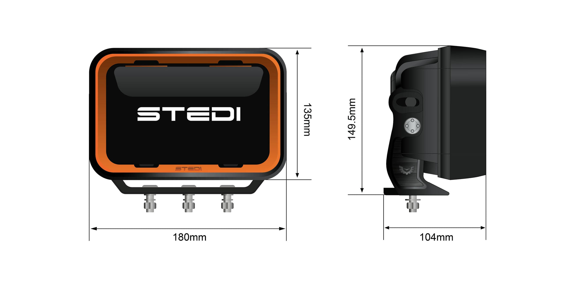 Quad EVO LED Driving Light (Centre Module) - View 5