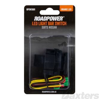 Roadpower Switch Bar Light Suit Nissan OE Style Includes Harness35 x 20mm Orange LED