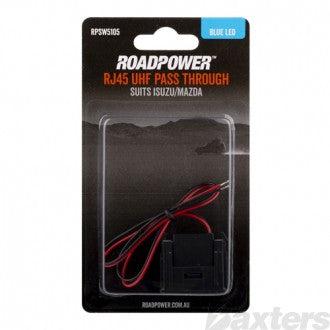 Roadpower Roadpower RJ45 Passthrough Suits Isuzu/Mazda 31 x 20mm Blue LED