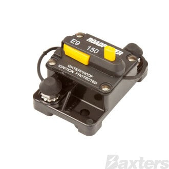 Roadpower Thermal Circuit Breaker 12-48V 150A Manual Reset Ign. Protected Surface Mount IP67