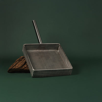 Smokin' Gauchos Handmade Woodfire Cooking Basket (Stainless Steel)